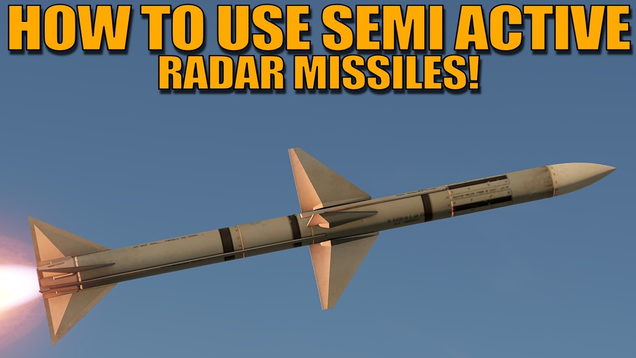 Как использовать полуактивные радиолокационные ракеты! - War Thunder