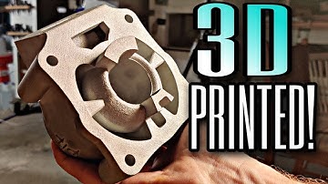METAL 3D Printed Two Stroke Cylinder!