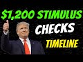 $1200 Second Stimulus Check Update - When Stimulus Checks Will Come? (Stimulus Timeline)