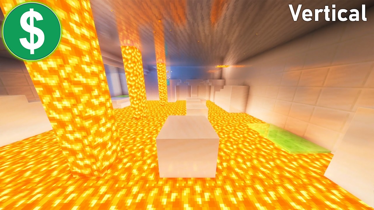 Minecraft Parkour Gameplay No Copyright (Vertical)