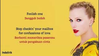 Taylor Swift - Foolish One (Taylor’s Version) [From The Vault] | Lirik Terjemahan