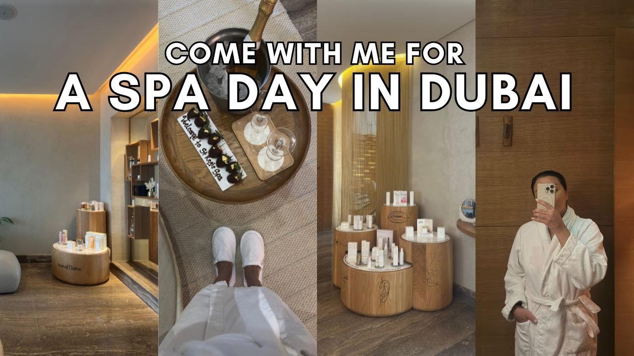 VLOG - Come to the SPA with me in DUBAI! Trying out the St Regis Downtown for a couples massage!