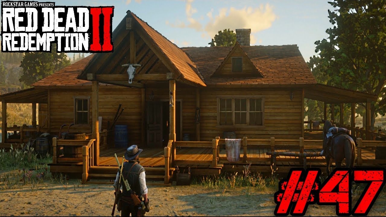 Building John Marston's Home - Red Dead Redemption 2 Gameplay (PS4