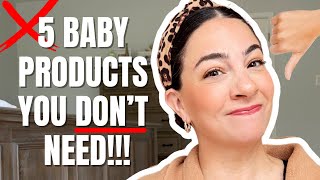 Baby Products You Dont Need | Baby Registry Mistakes | Minimalist Baby Essentials