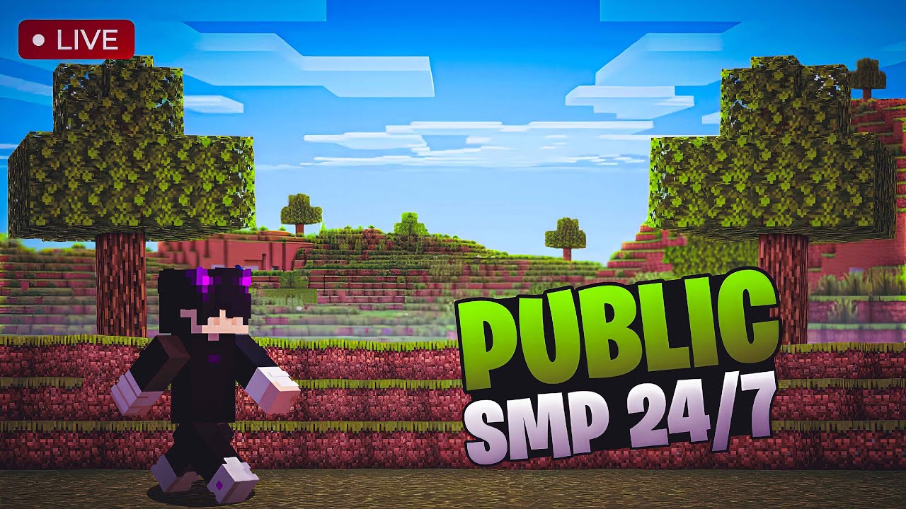 🌍 Join Our Epic Public Minecraft Survival SMP! Pure Survival, No Mods – Build, Explore & Survive ⛏️💎