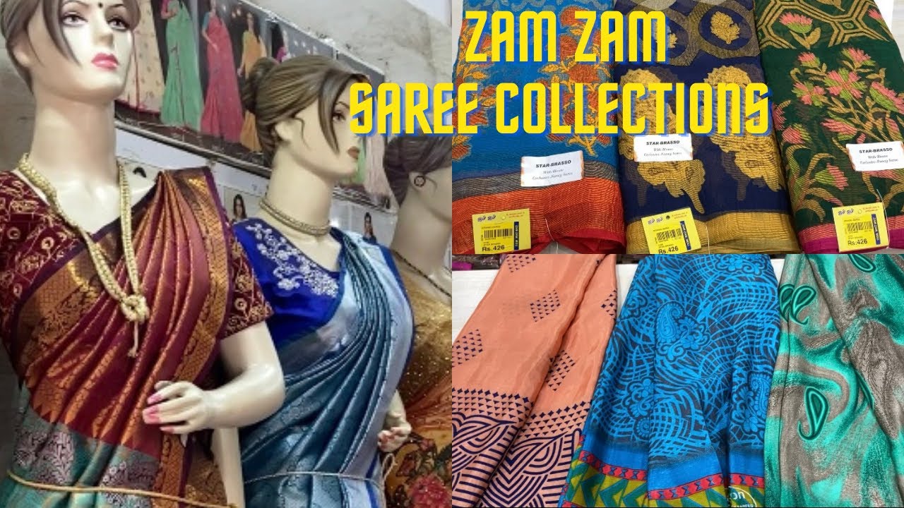 Zam Zam Textiles Sarees Collection/Madurai Zam Zam YouTube
