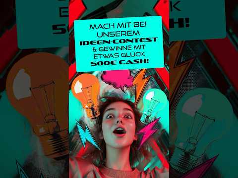 💡Deine Idee könnte 500 € wert sein! Poste deine Zukunfts-Erfindung bis 5. Juni und mach mit. 🚀