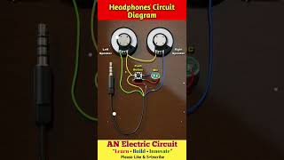 Headphones Circuit Diagram | #shortsfeed #shortsviral #shorts