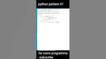 python pattern printing  01