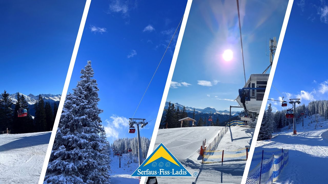 Waldabfahrt Serfaus 360° Pistenvideo. Skigebiet Serfaus-Fiss-Ladis.