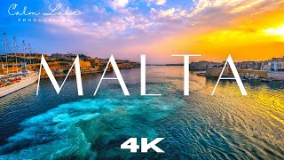 4K Malta | Visit Malta with Aerial Views and Ambient Music | Valletta Flying Drone Footage screenshot 5