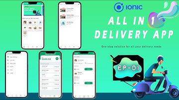 Ionic - ALL IN 1 DELIVERY APP UI | EPISODE 01 - HOME SCREEN