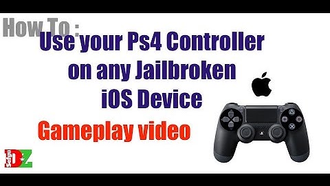 Use your PS4 controller on iphone ipad ios, jailbreak required Settings video