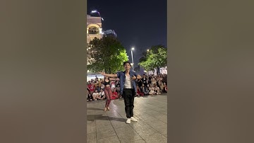 Phan Hiển - Thu Hương giao lưu Dancesport tại phố đi bộ Nguyễn Huệ - Jive - 26022023