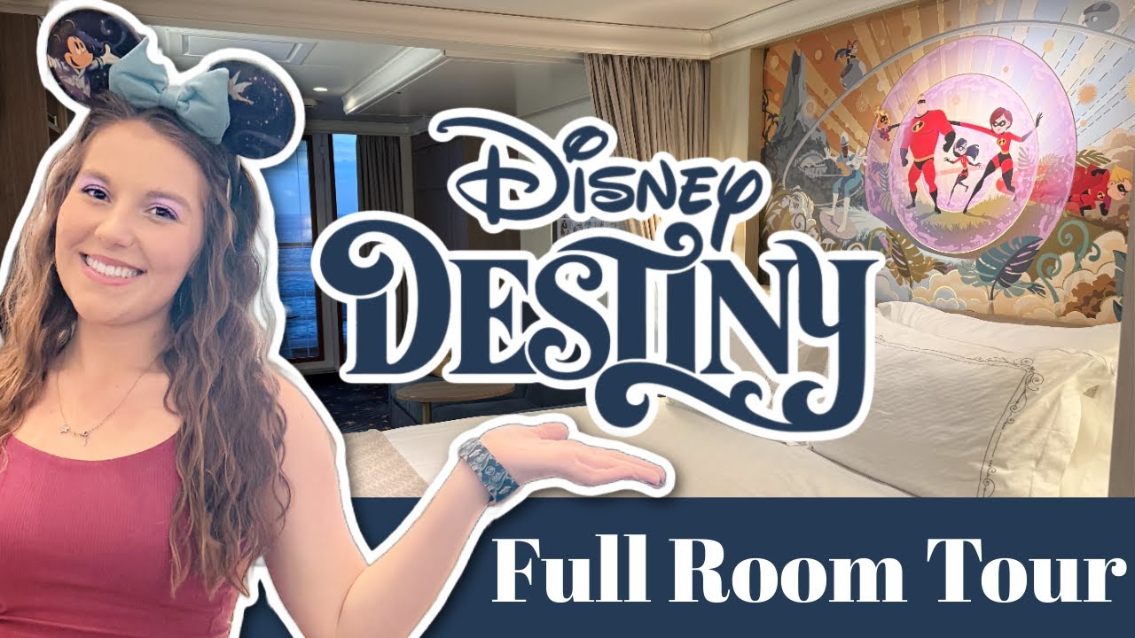 Disney Destiny Deluxe Family Oceanview Stateroom With Veranda | Full Room Tour 11532