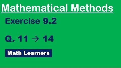 Differential equations Exercise 9.2 Q 11 to 14. separation of variables.
