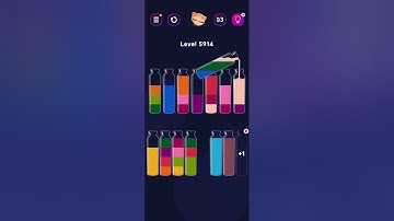Get Color Level 5914 #watersortpuzzle #watersortgame #colorgames #watersort