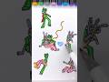 So Hoppy Ribbit & Jax amazing love paper puzzle game 😍❤️#drawing #ytshorts #trending