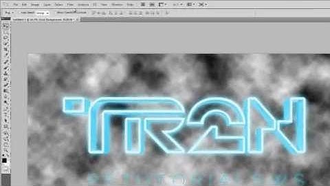 tron 3d text in photoshop cs5 extended or cs6