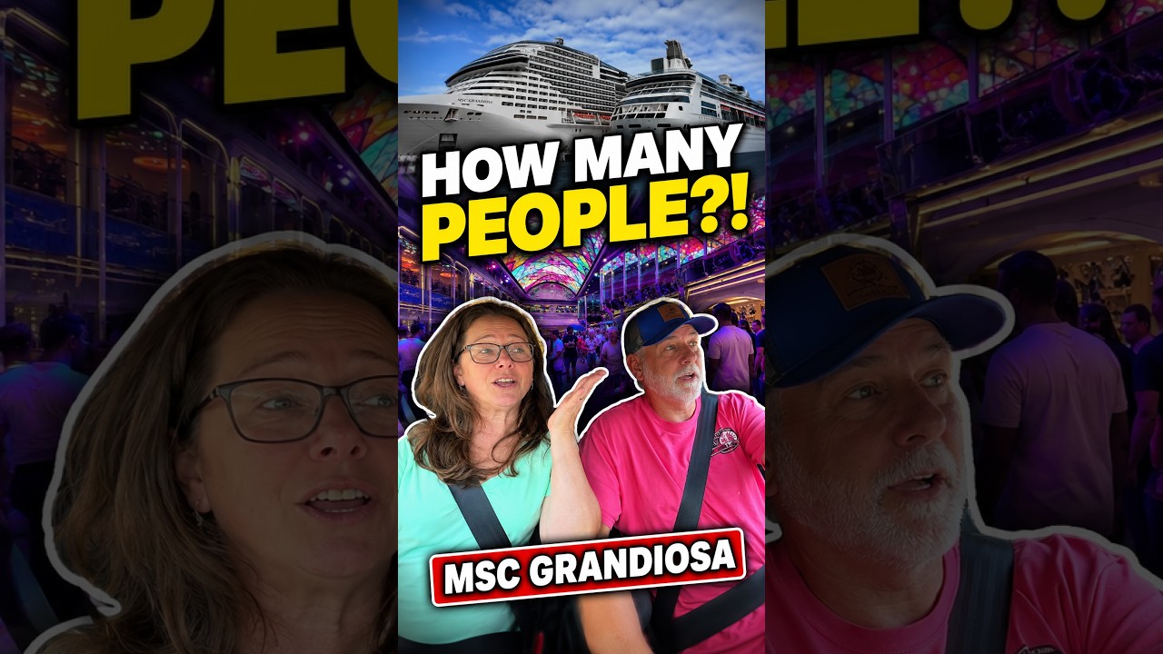 MSC Grandiosa Has HOW MANY People?!🌊✨ #msc #cruise #traveltrends