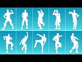 Most Iconic Fortnite Dances &amp; Emotes! (Orange Justice, Jack Skellington, Get Griddy, Scenario)