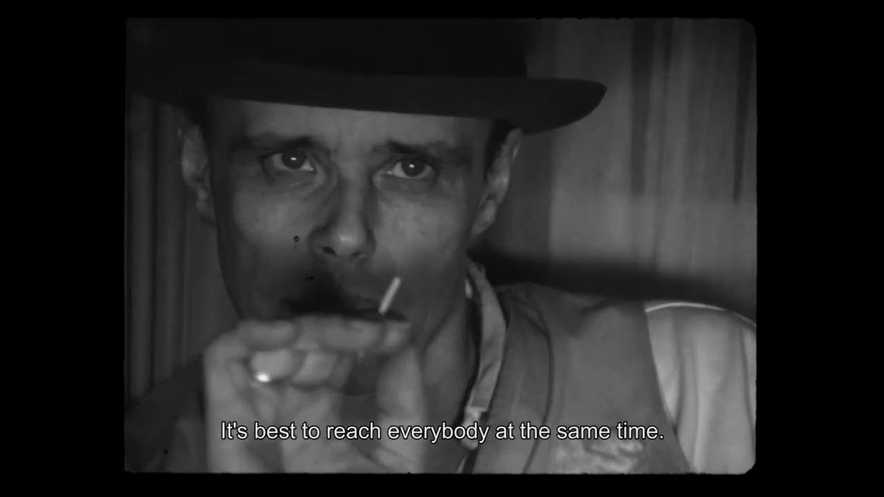 Beuys performance art how to explain pictures to a dead hare youtube