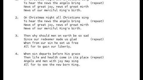 The Sussex Carol (BBC BASIC)