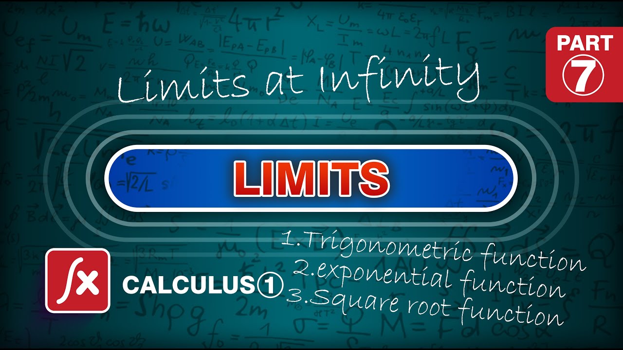 How to find Limits at Infinity-II| Calculus - YouTube