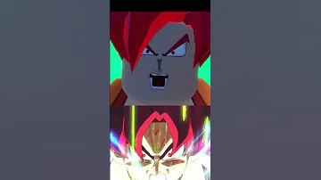 Goku SSJ Blue Comparison With DBS Broly Vs Roblox Shorts 