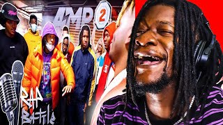 GREATEST RAP BATTLE EVER! | AMP 3V3 RAP BATTLE (REACTION)