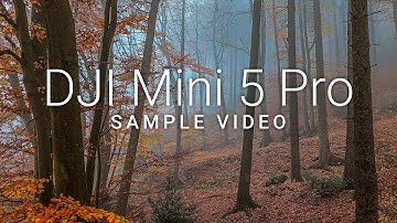 DJI MINI 5 PRO · DRONE FLIGHT · SAMPLE VIDEO · detail and dynamic range in 4K