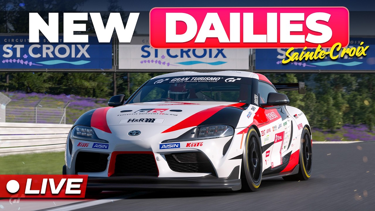 🔴 GT7 | New Week of Daily Races - Sainte-Croix | Live 🔴