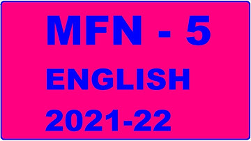 MFN 5 Solved Assignment 2021-22 in ENGLISH,  Whatsapp For Pdf  9992290905.