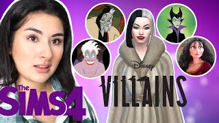 Creo CATTIVE DISNEY vers. originale + vers. 2023 su The Sims 4 - CAS Challenge