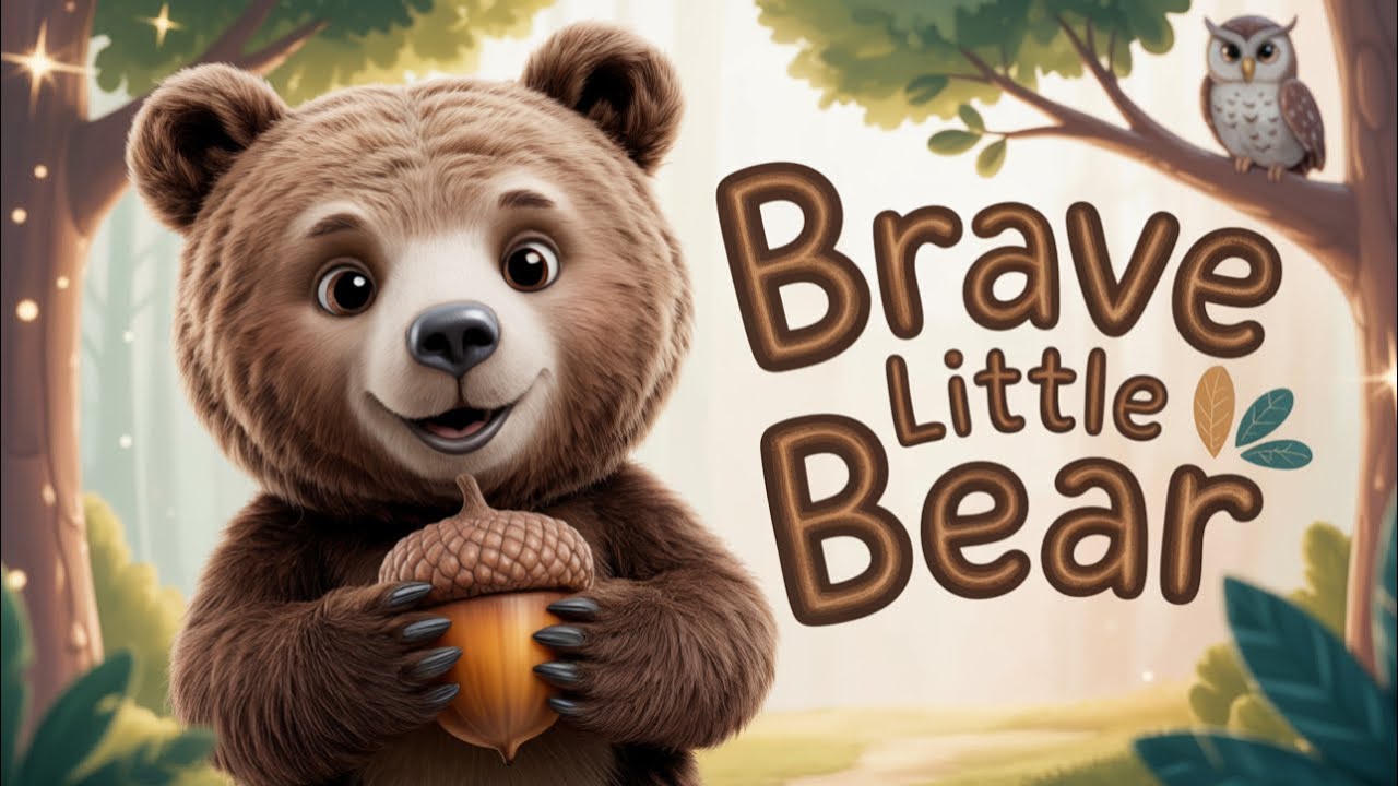 Bubu the Brave Little Bear | Bedtime Story | Learning Courage ...