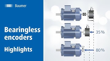 Baumer | Bearingless encoders | Wear-free and magnetic scanning principle