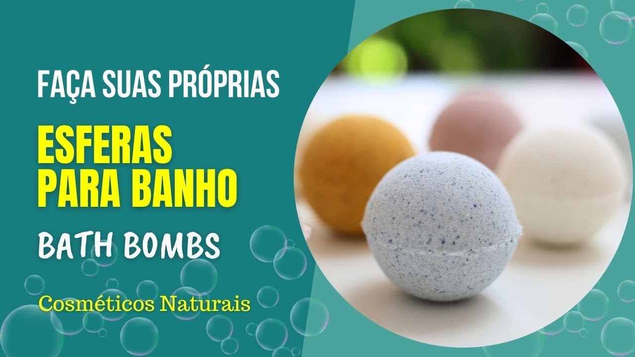 Como Fazer BATH BOMBS ou ESFERAS Para BANHO | Herbalos Natural