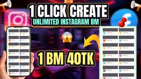 How To Create Unlimited Instagram BM With Mobile Phone | Part 3 | মোবাইল দিয়ে বিএম ক্রিয়েট মেথড