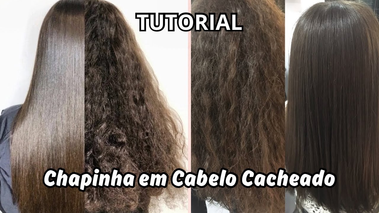 Tutorial Como Fazer Chapinha em Cabelo Cacheado Sozinha 2025 - YouTube