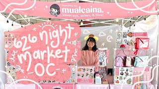 Vending 626 Night Market OC: Would I Do It Again? | Artist Alley Vlogs | Mualcaina