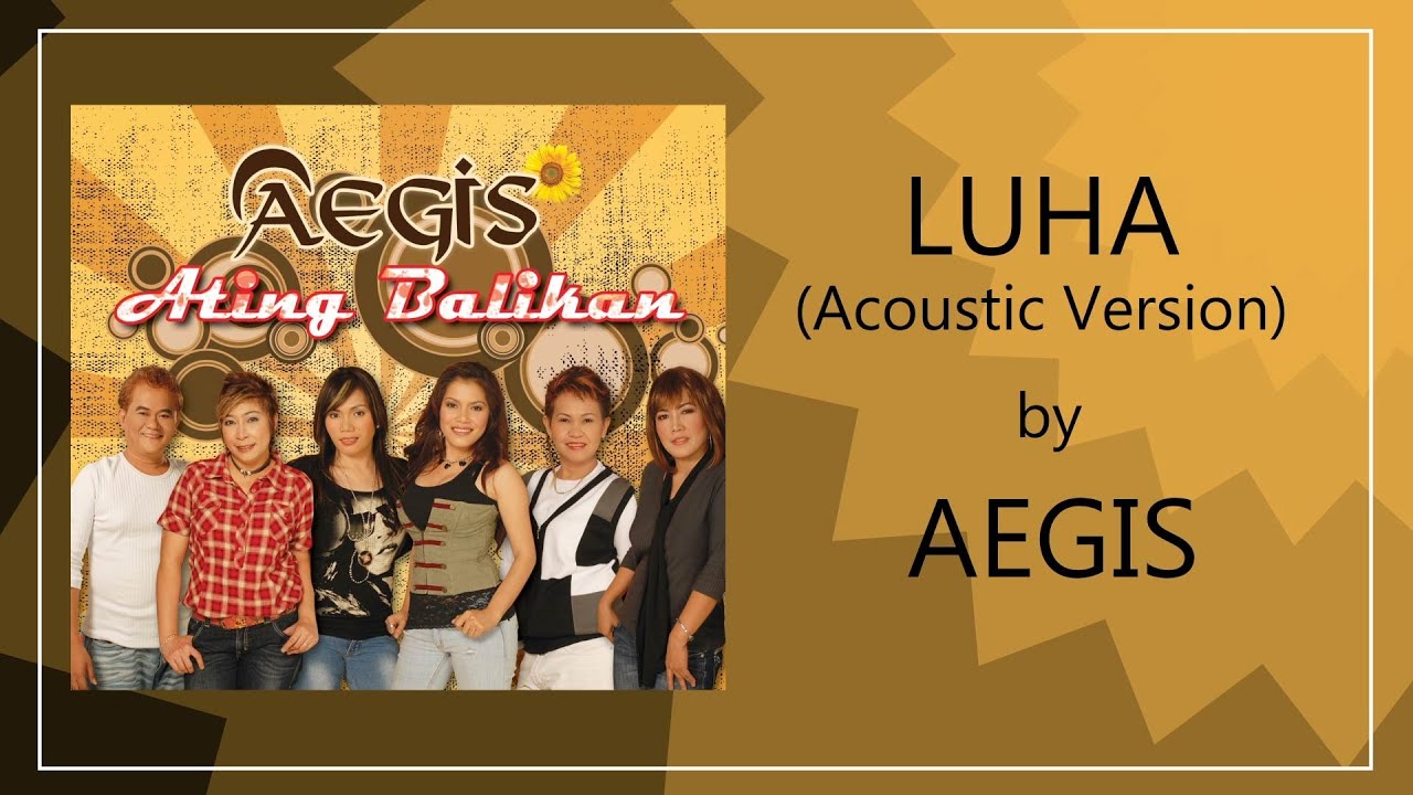 Luha Aegis Luha Acoustic Lyric Video - YouTube