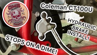 Putting HYDRAULIC BRAKES On My Minibike!