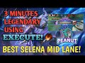 *NEW UPDATE* LEGENDARY MID LANE SELENA GETS 11 KILLS IN JUST 3 MINUTES USING EXECUTE!