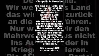 Chrupalla in Dresden #politik #afd , #shorts , #shortsfeed, #shortvideo, #foryou, #fyp ,#short