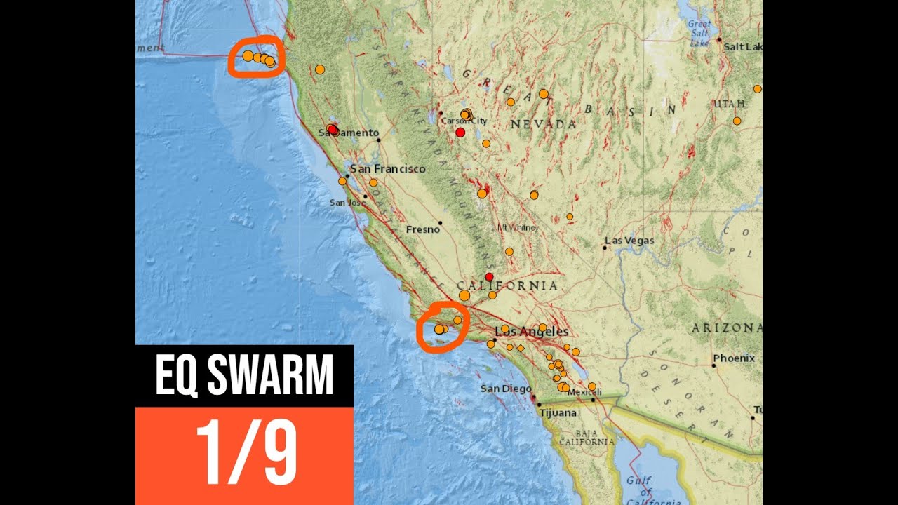 Earthquake activity off Southern California Coast. More Winds expected ...