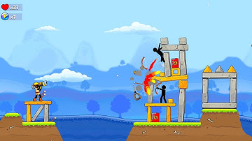 boom stick bazooka puzzles gameplay walkthrough Part 01