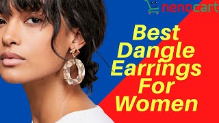 Best ZA Jewelry Acrylic Resin Oval Dangle Earrings For Women