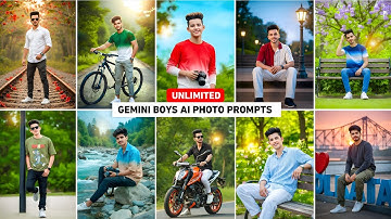 Unlimited gemini boy ai photo editing prompts | Google gemini photo editing | Gemini photo edit