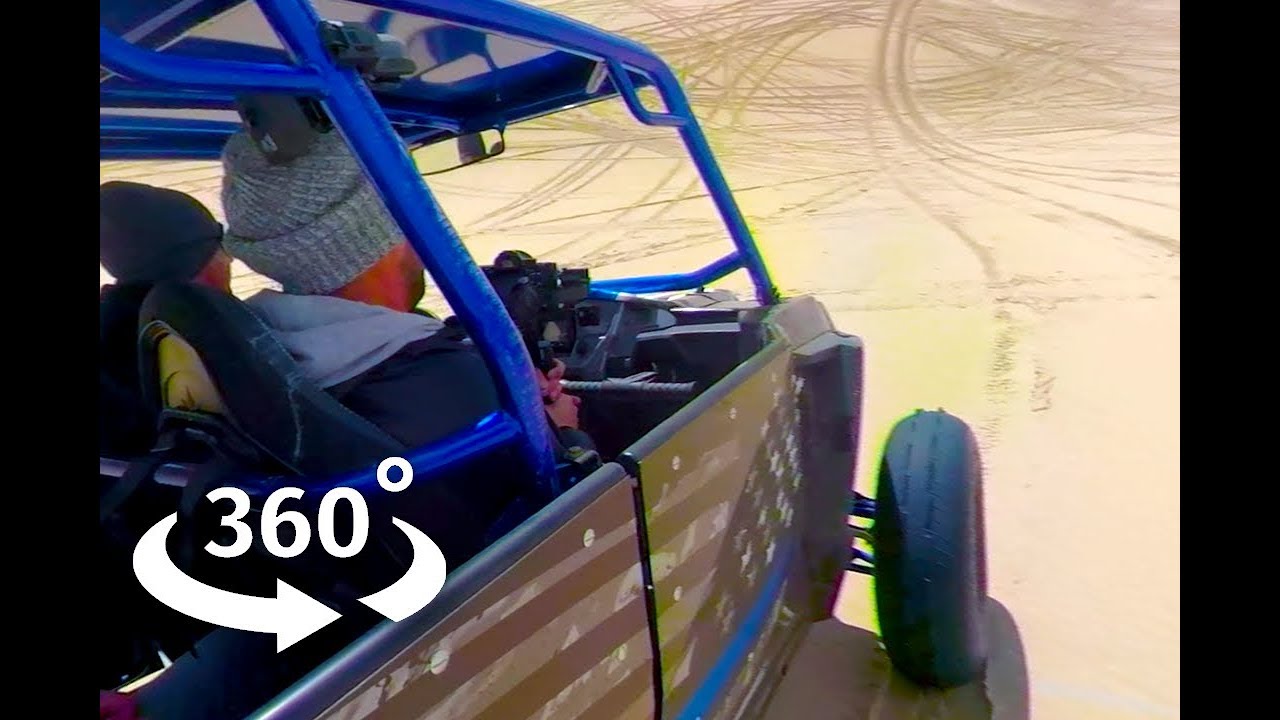 Driving a UTV Across Nevada's Sand Mountain in 360°