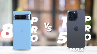 iPhone 15 Pro Max VS Google Pixel 8 Pro - Lequel est le meilleur ?